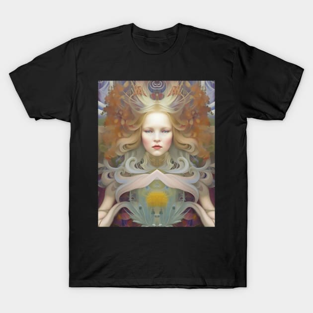 Stunning Norse Pagan Viking Girl a Nordic Goddess Valkyrie Viking T-Shirt by ZiolaRosa